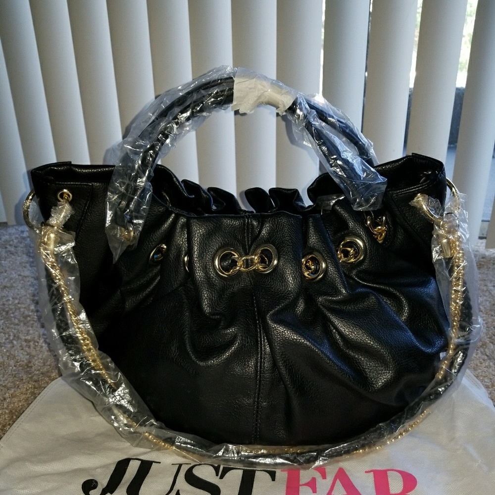 Large Studded Leather Purse